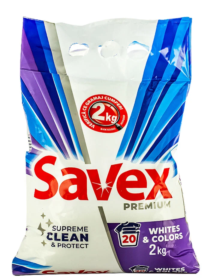 Savex detergent automat 2 kg 20 spalari White&Color