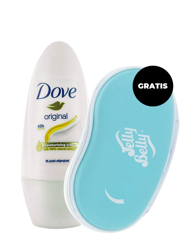 PROMO Dove Roll-on 50 ml Original+Jelly Belly Poseta GRATIS