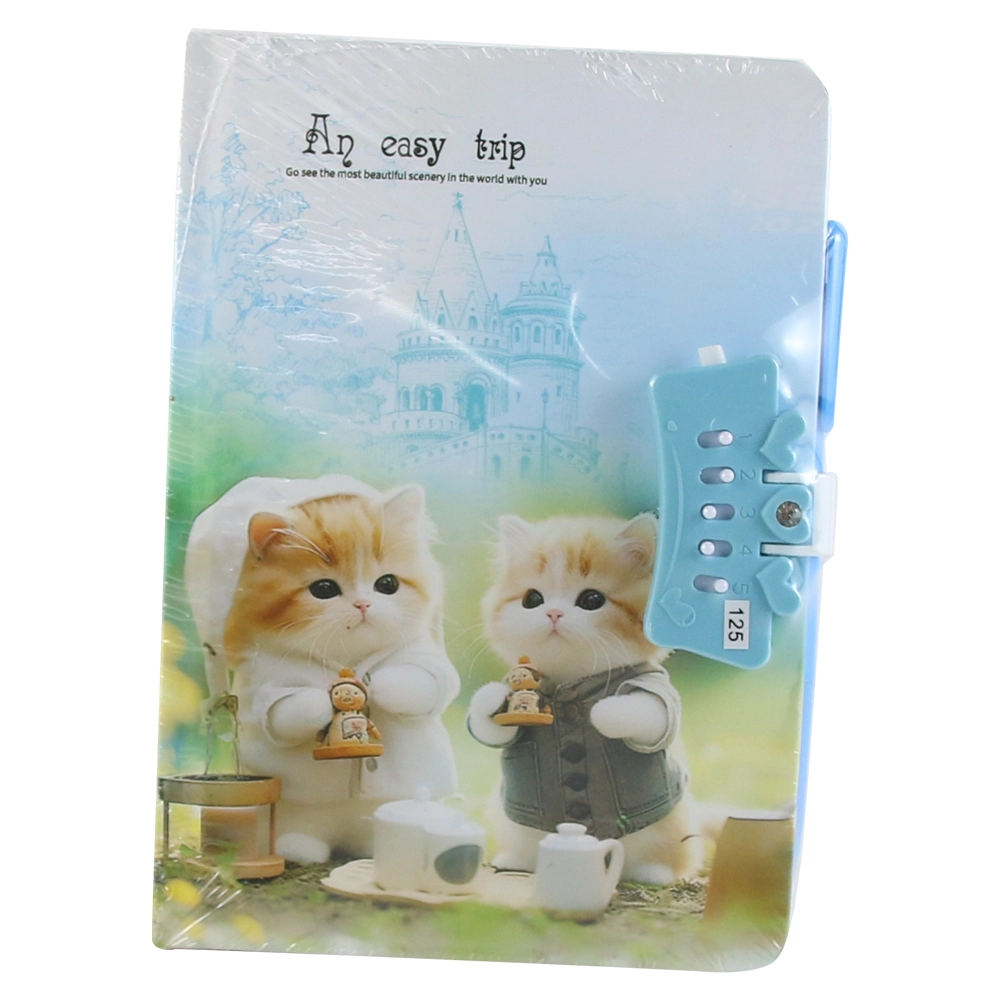 Agenda cu lacat An easy trip 14x19 cm diferite modele