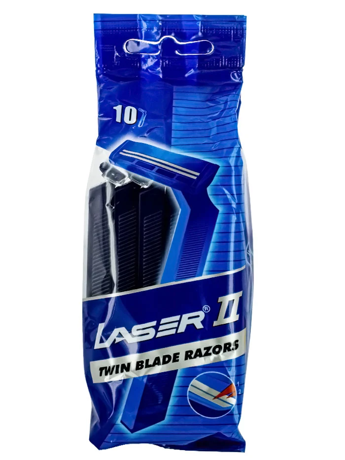 Laser Aparat de ras 2 lame Twin Blade 10 buc