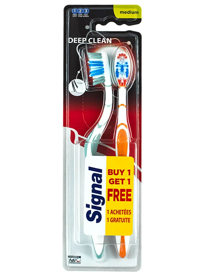 Signal Periuta de dinti 2 buc Medium Deep Clean