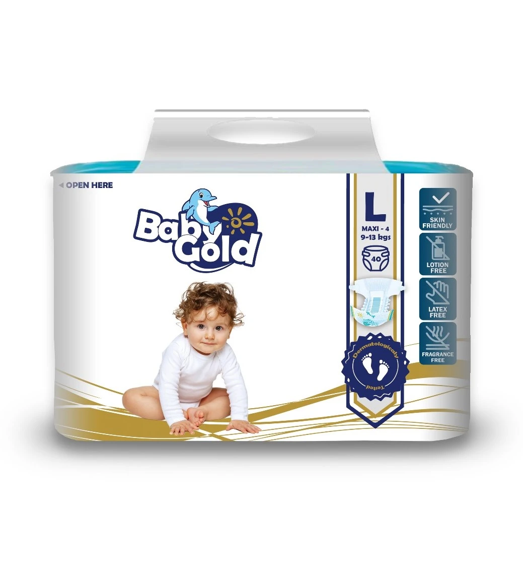 Baby Gold scutece Maxi nr.4 9-13 kg 40 buc