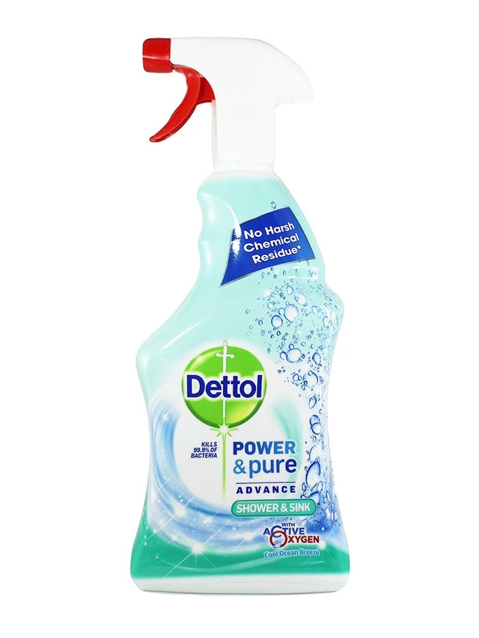 Dettol Solutie curatat cu pompa 750 ml Power&Pure Ocean