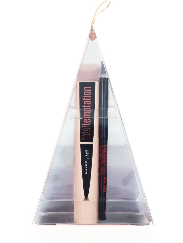 Maybelline Set cadou:Mascara+Creion contur ochi 8.6ml+0.26g Total Temptation Black